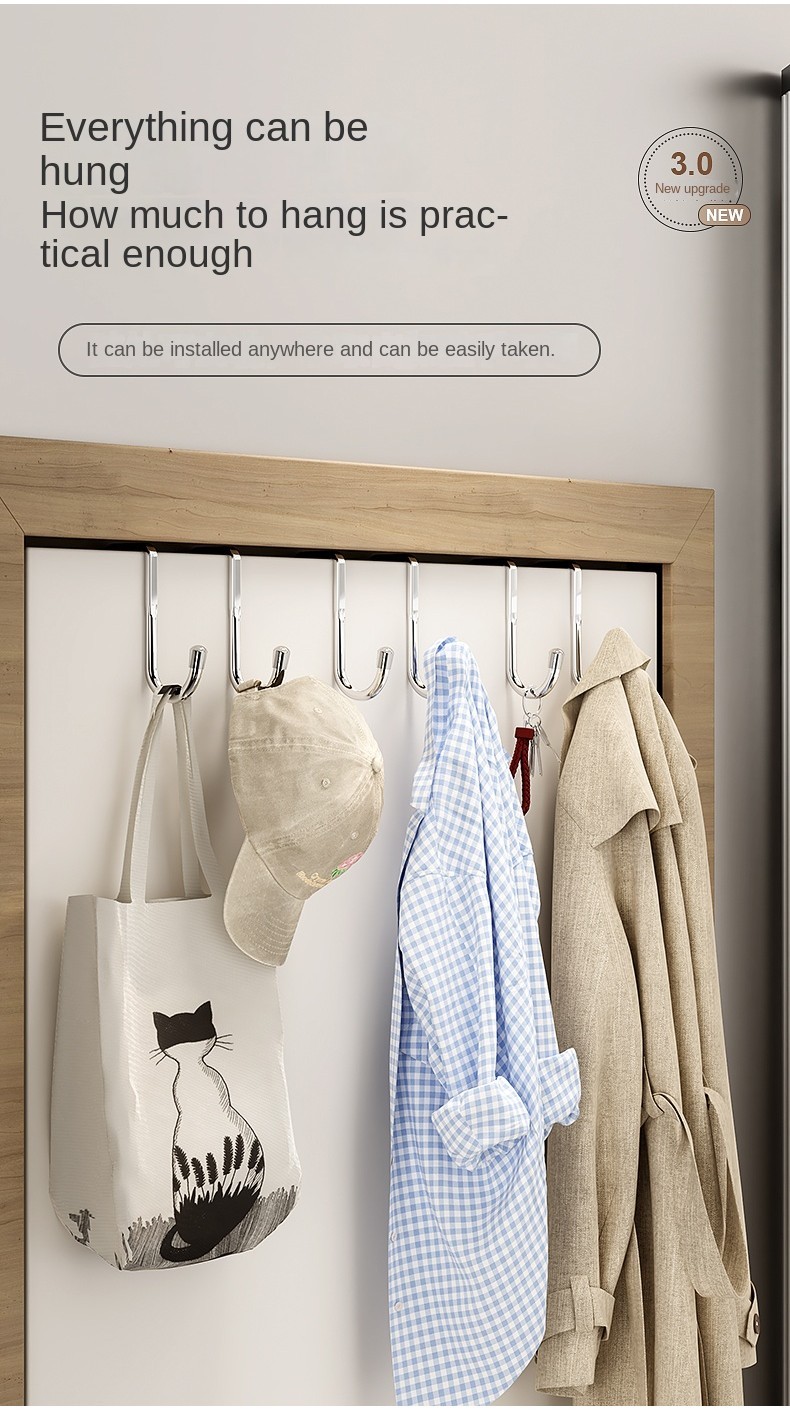 Double S Shape Hook Metal Heavy Duty Hanging Hanger Storage Racks Multi ...