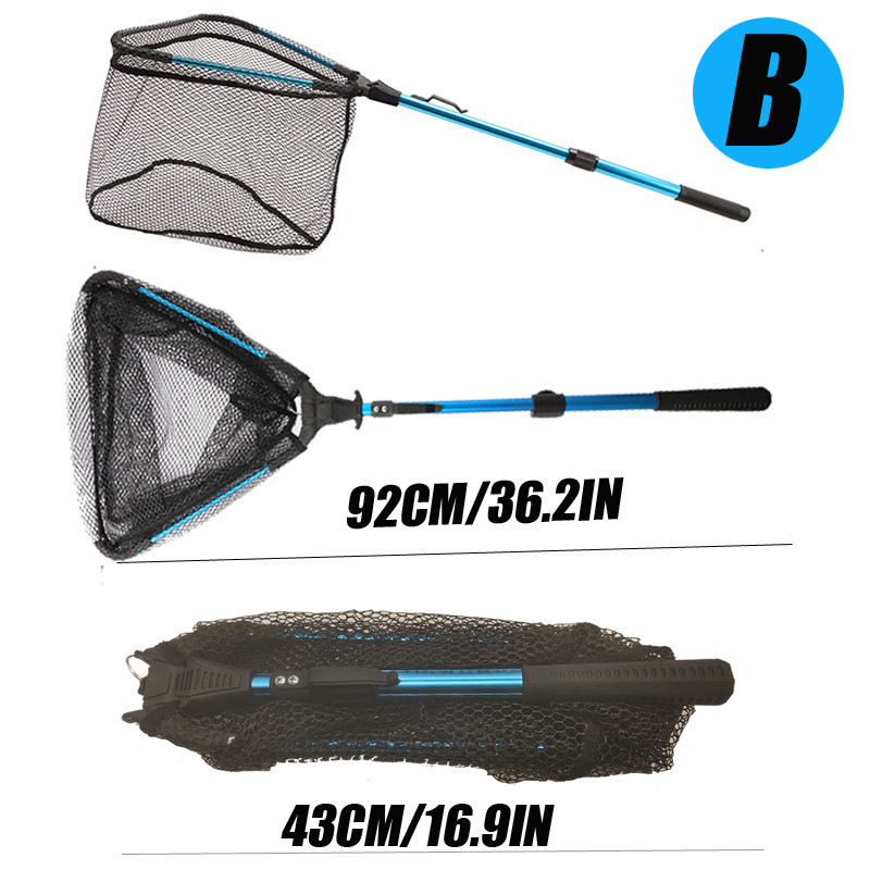Fishing Net Folding Landing Net - Collapsible Fishing Nets with ...