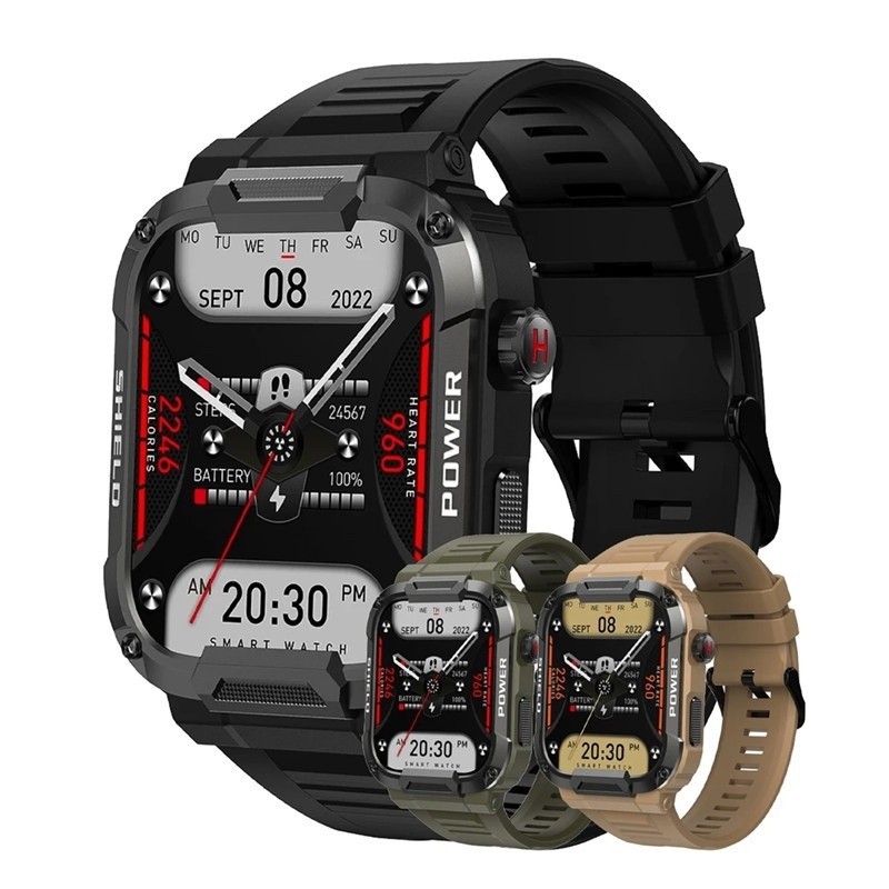 New Three Defense Smart Watch Mk66 Outdoor Bluetooth Compatible Call