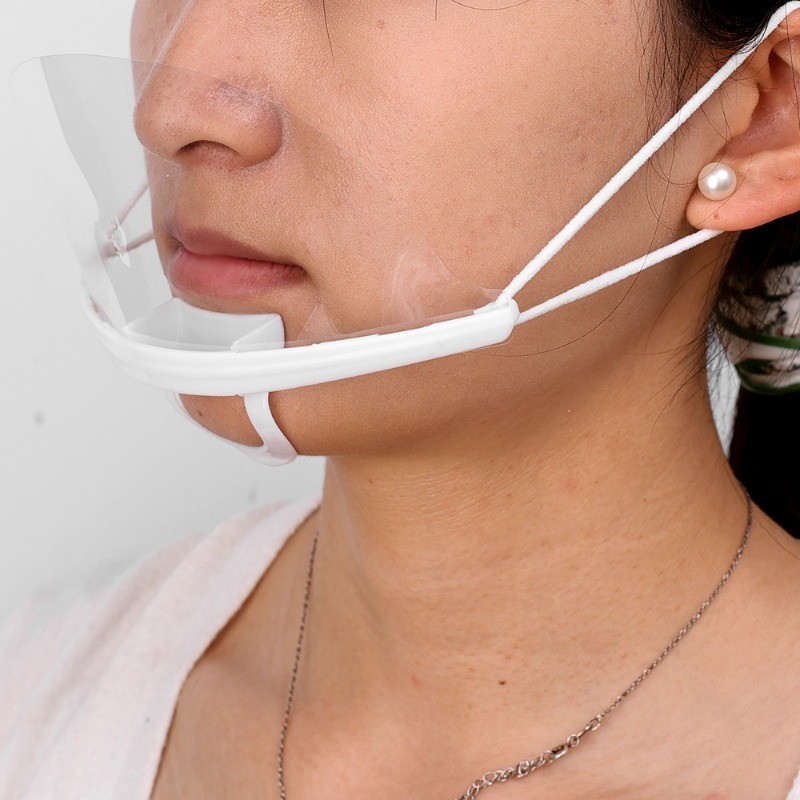 Clear Ear-hook Mask - Waiter Serving Mask - Working Protect Mask ...