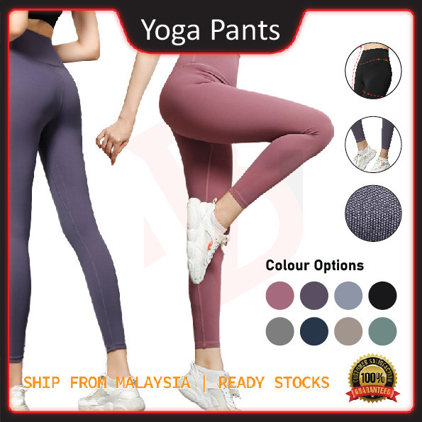 Women Tights Fitness Running Jogging Yoga Pants High Waist Seamless ...