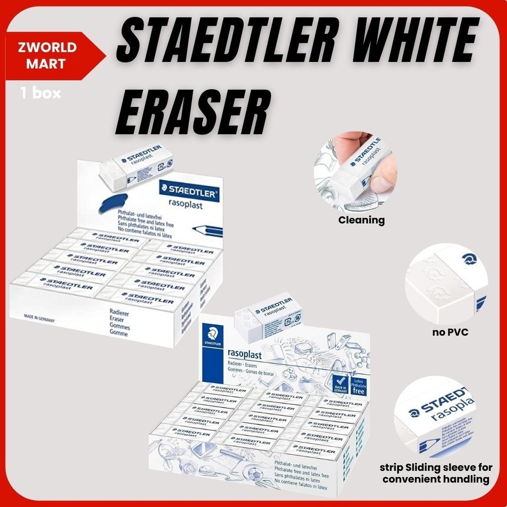Staedtler Rasoplast White Eraser 526 B20 / 526 B30 Shopee Malaysia