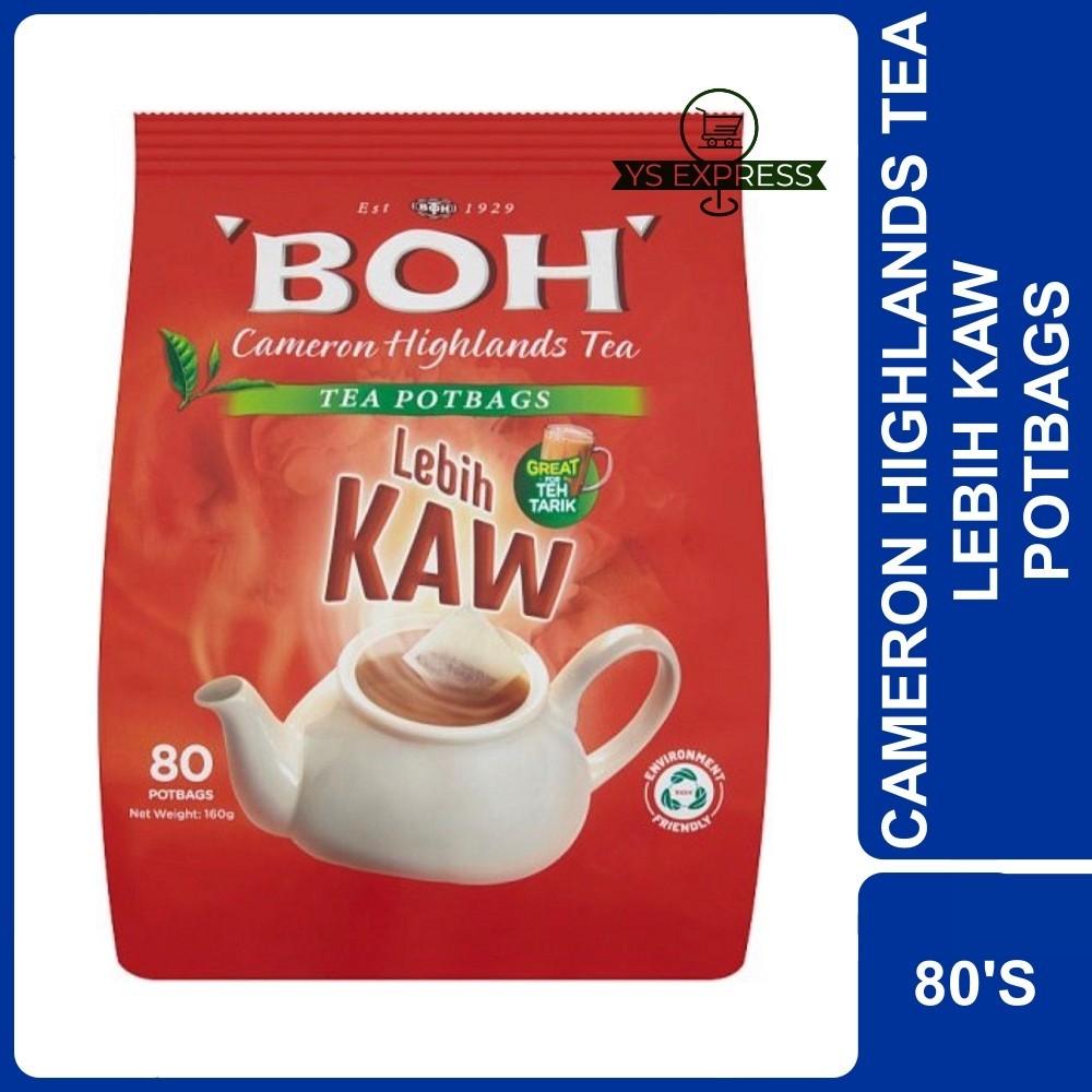 BOH Cameron Highlands Tea Extra Kaw Potbags 80'S - Teh Cameron ...