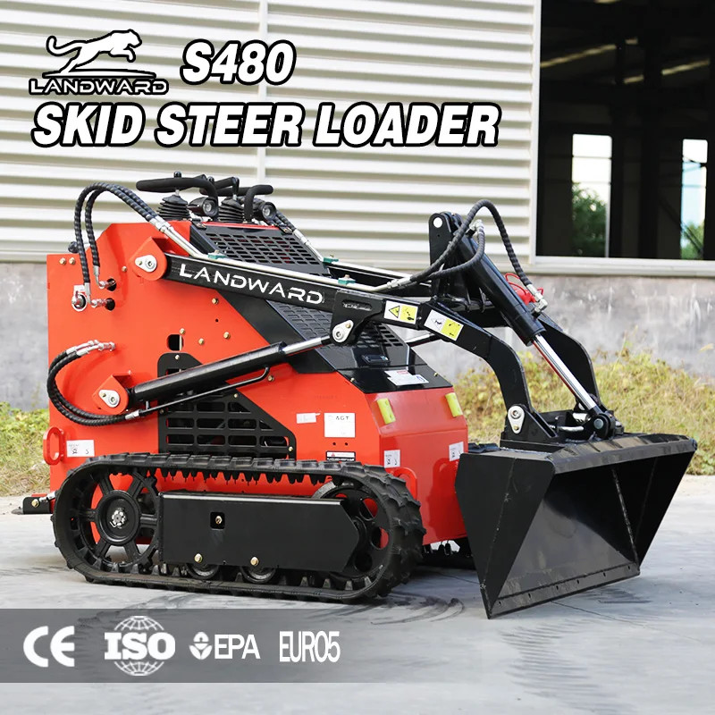 Made In China Household 4×4 Wheel Loader EPA Euro 5 Mini Skid Steer ...