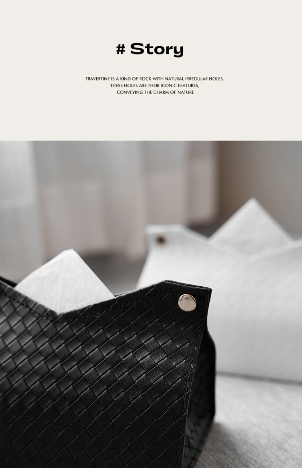 皮革纸巾盒 PU Leather Tissue Paper Storage Box Hotel KTV Car Homestay ...