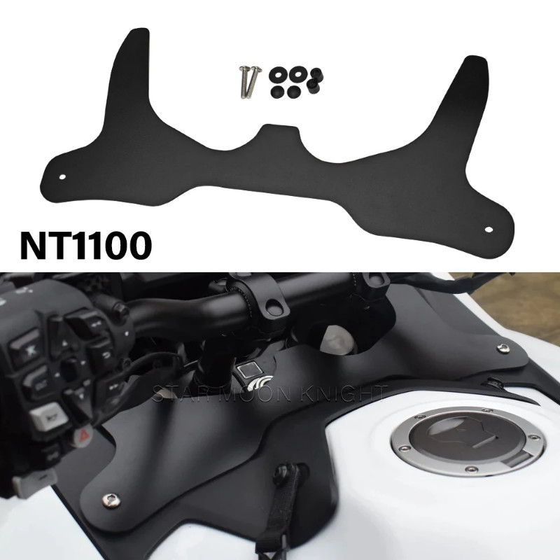 JAYWIS Lenkererhöhung Für Honda NT1100 - 35mm Höhe 15mm Rückversatz Schwarz