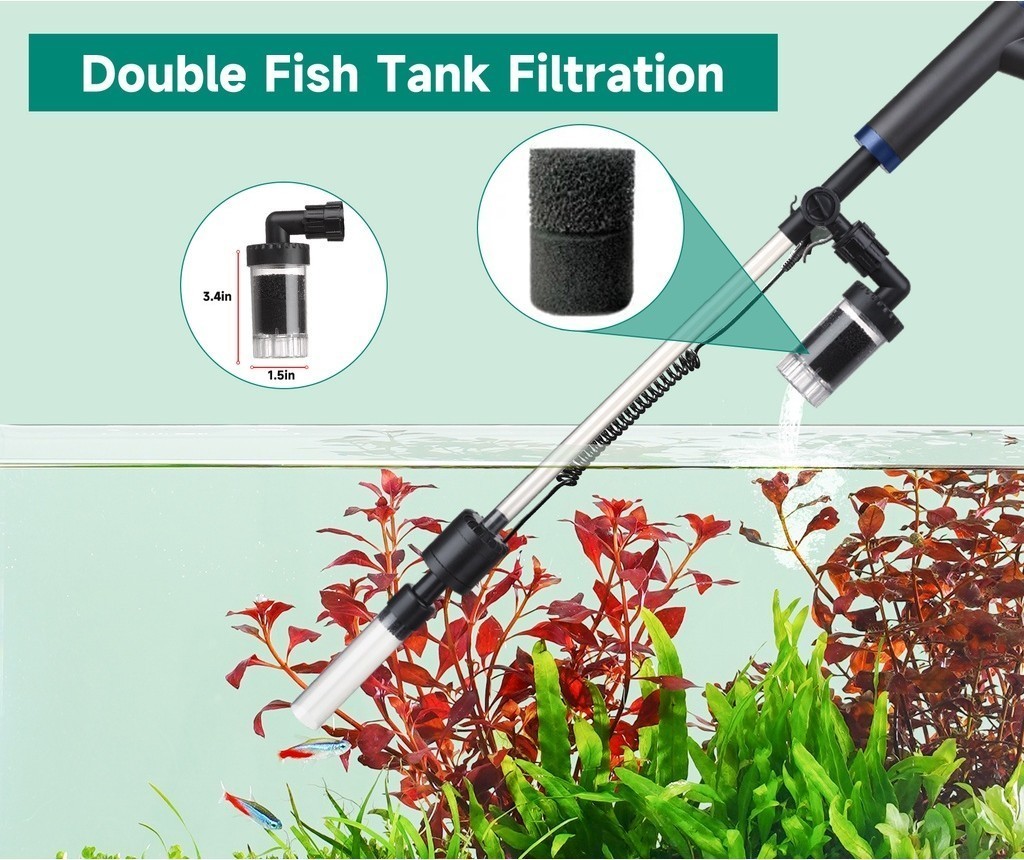 Yee Aquarium Cleaning Tool Fish Tank Pump Aquarium Gravel Cleaner ...