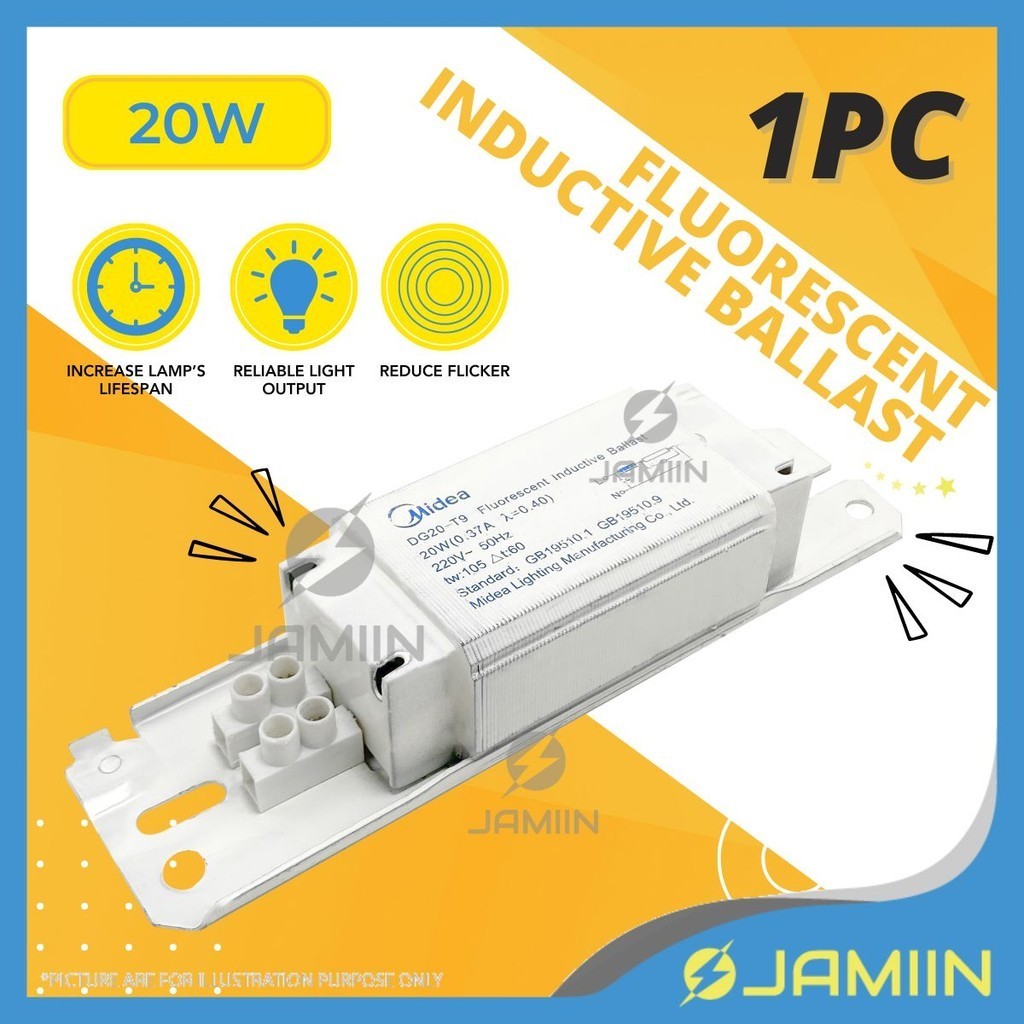 20W FLUORESCENT INDUCTIVE BALLAST 220V Lamp Tube Choke/Ballast Stable