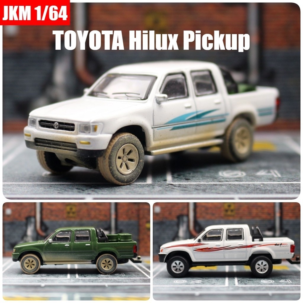 Modellino Toyota Hilux 1:64 JKM 1:64 Toyota Hilux Pickup Diecast Metal Model Car Collection New In Box Toyota Hilux Fast & Furious 2022