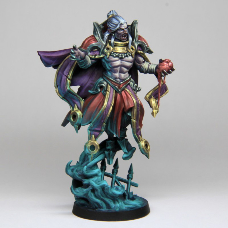 [Dungeon And Dragon] Vampire Warlock (with Coloring Course) 1/35 GK ...