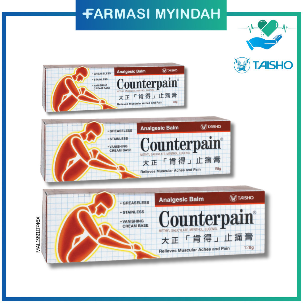 Counterpain Analgesic Cream (30g/ 60g/ 120g) | Shopee Malaysia