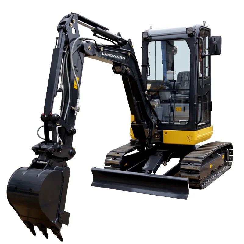 Agricultural Bagger 2.5 Ton Diesel Mini Digger 4 Ton Small Hydraulic ...