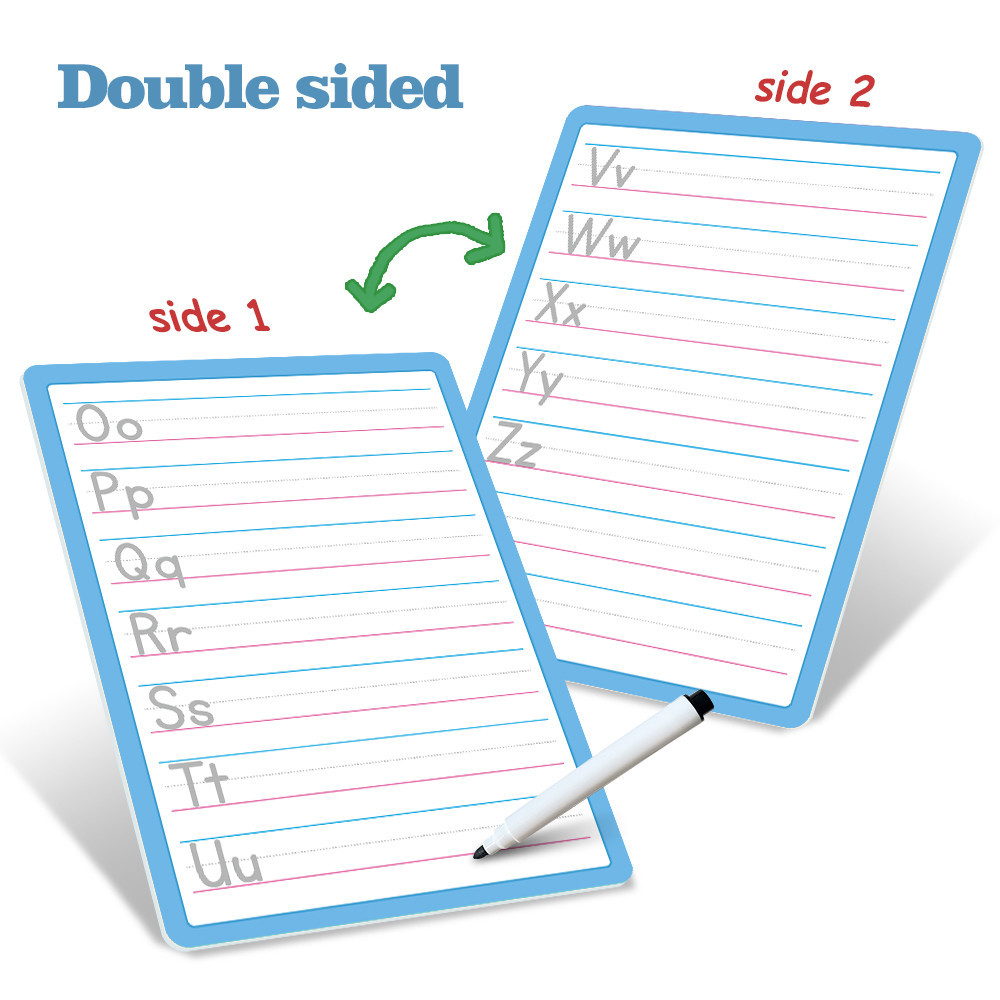 Dry Erase Handwriting Practice for Kids Alphabet & Numbers Tracing ...