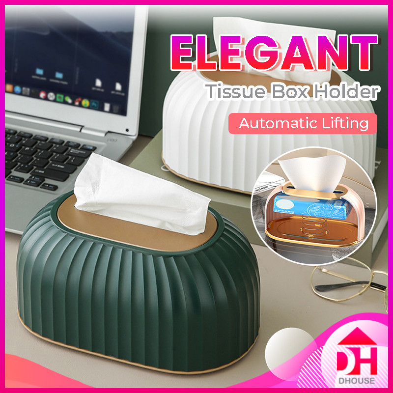 Smooth Pull Spring Loaded Tissue Box Dustproof Wet Wipes Toilet Tissues ...