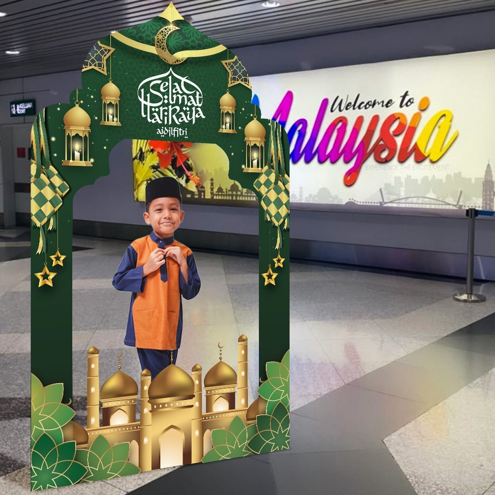 Raya photobooth kenangan manis backdrop tangkap gambar raya aidilfitri ...