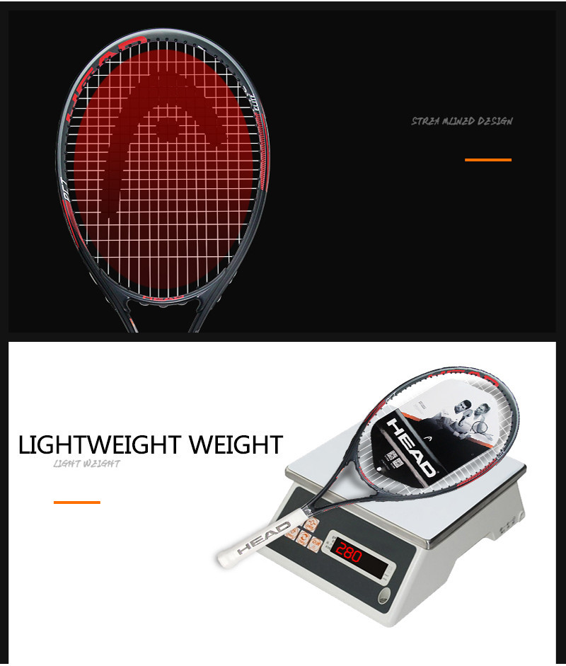 HEAD Tennis Racket Carbon Composite Padel Rackets Professional Men ...