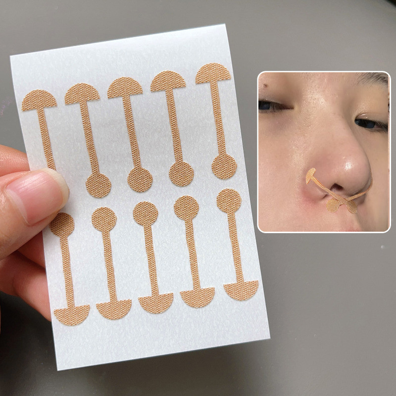 50 Stickers Nose Contouring Beauty Patches - Elastic Self-Adhesive Nose ...