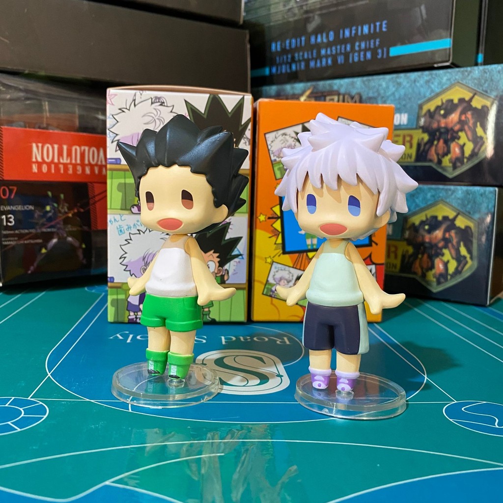 10cm HUNTER X HUNTER Killua Zoldyck GON FREECSS Figure PVC Statue ...