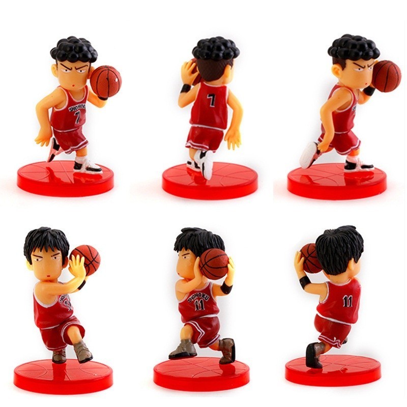 Plastic Character Model Grand Slam Dunk Anime Statue 7cm Suitable for ...