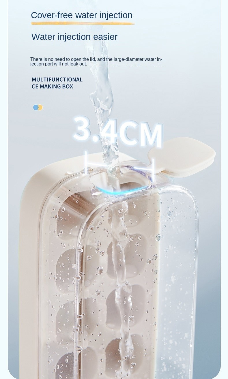 LODER ECOCO ECOCO Multi Function Ice Box Easy Release Ice Cube Tray ...