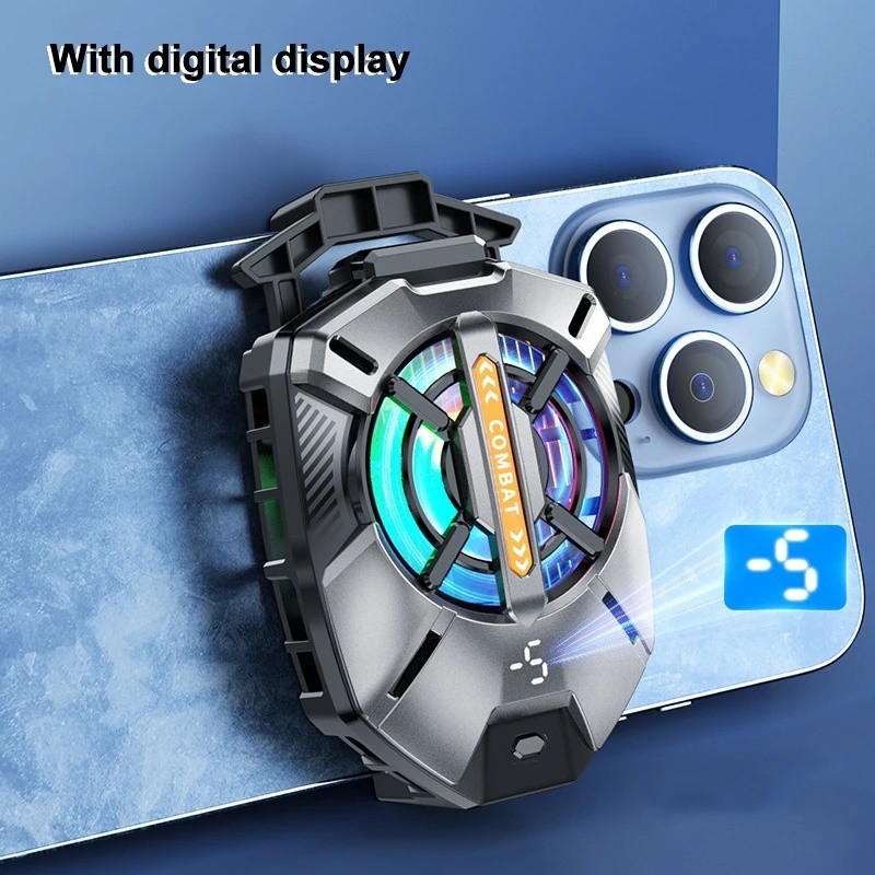 FS09 Mobile Phone Semiconductor Fast Cooling Fan Radiator Adjustable ...