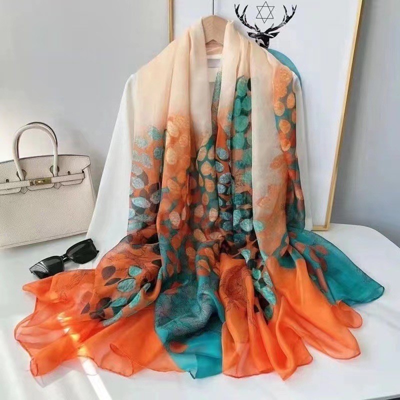 Scarves for women Summer beach sun protection Beach shawl Layered with ...