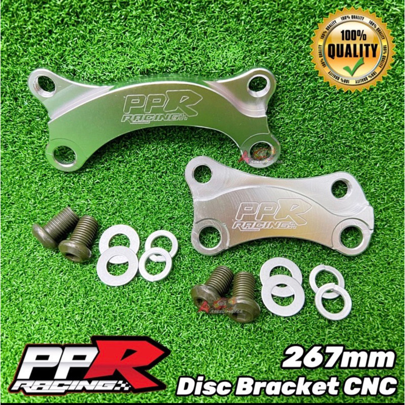 PPR RACING DISC BRACKET/ DISC PLATE BRACKET/ DISC BRAKE BRACKET / Y15 ...