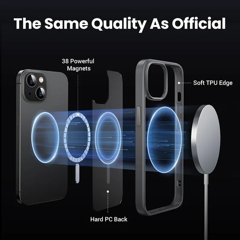 Luxury Clear Casing For iPhone X XR XS Max 7 8 Plus 11 12 Pro Max Ultra ...
