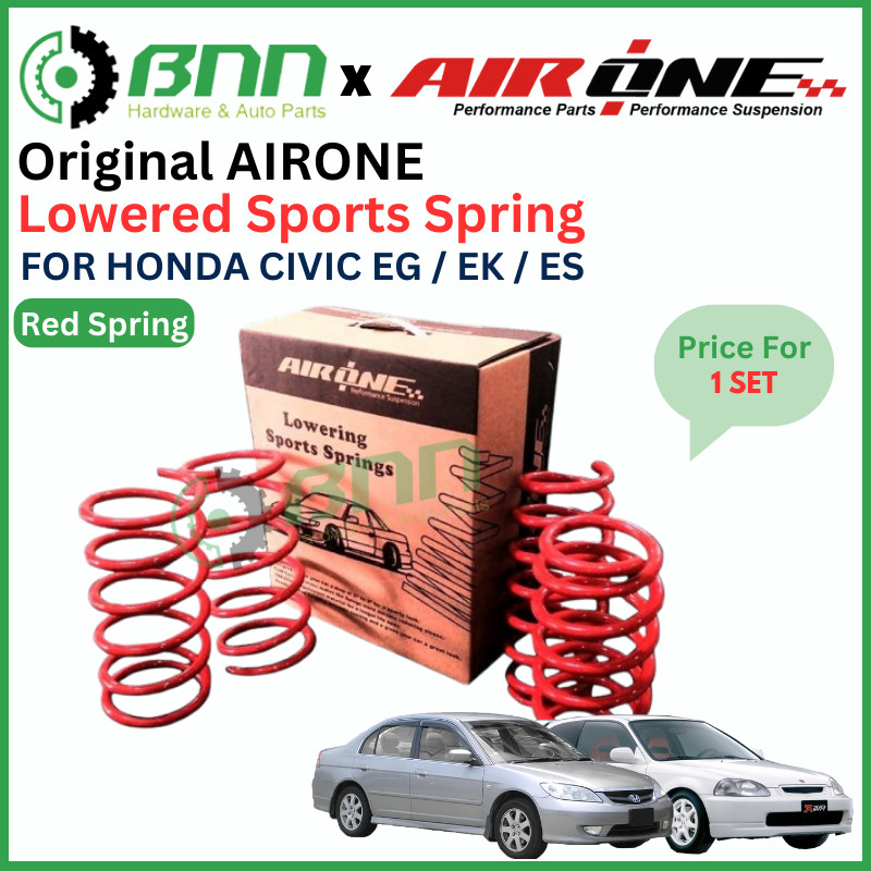 [BNN] AIRONE Honda Civic EG SR4 EK SO4 ES EP3 Lowered Sport Spring ...