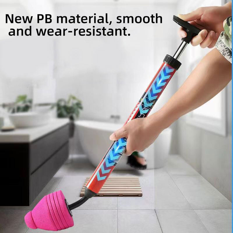 High Pressure Toilet Plunger Unblock One Shot Toilet Pipe Plunger ...