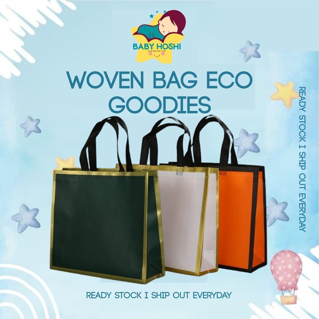 BH Woven Goodies Bag Eco Shopping Reusable GoGreen Washable Premium ...