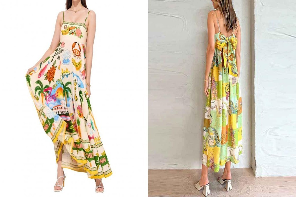 Boho Chic Printed Dress main image 0