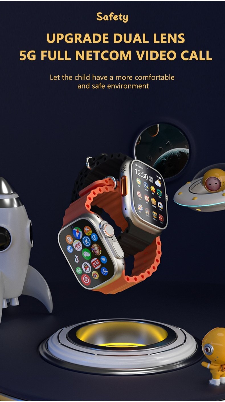 4G Android Smart Watch SIM Card and WiFi And Camera C90 Max Smart Watch ...