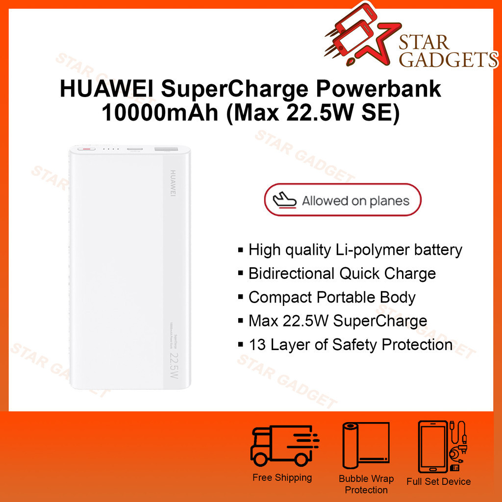 HUAWEI SuperCharge PowerBank 10000mAh (Max 22.5 SE) Shopee Malaysia
