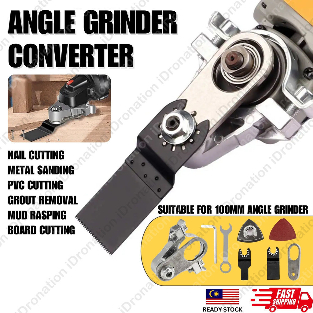 Angle Grinder Converter Universal Head Adapter 100mm Multi Function ...