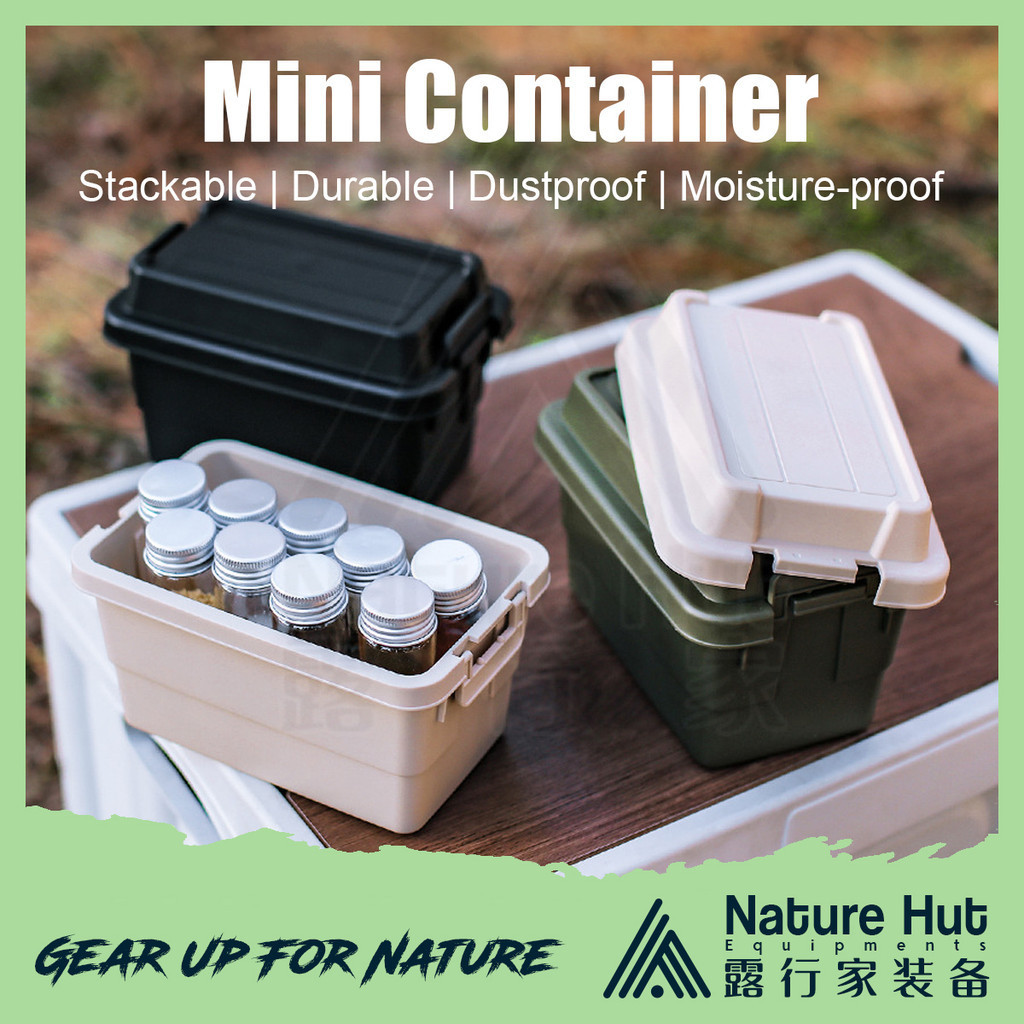 Mini Container Seasoning Set Storage Box Bottles Hard Casing Organizer ...