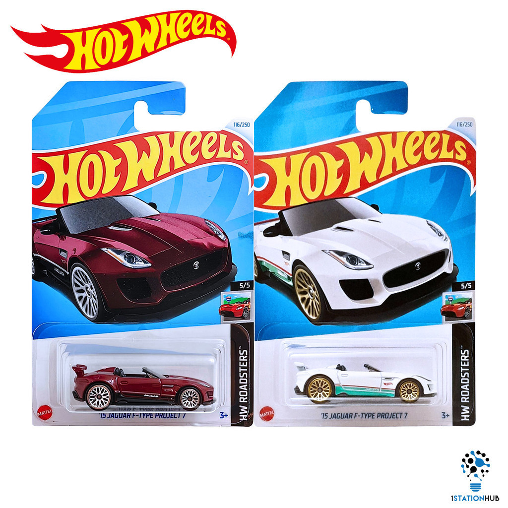 Hot Wheels HW ROADSTERS 15 Jaguar F Type Project 7 Hotwheels Car Collector Kids Toys Vehicle Transportation Shopee Malaysia