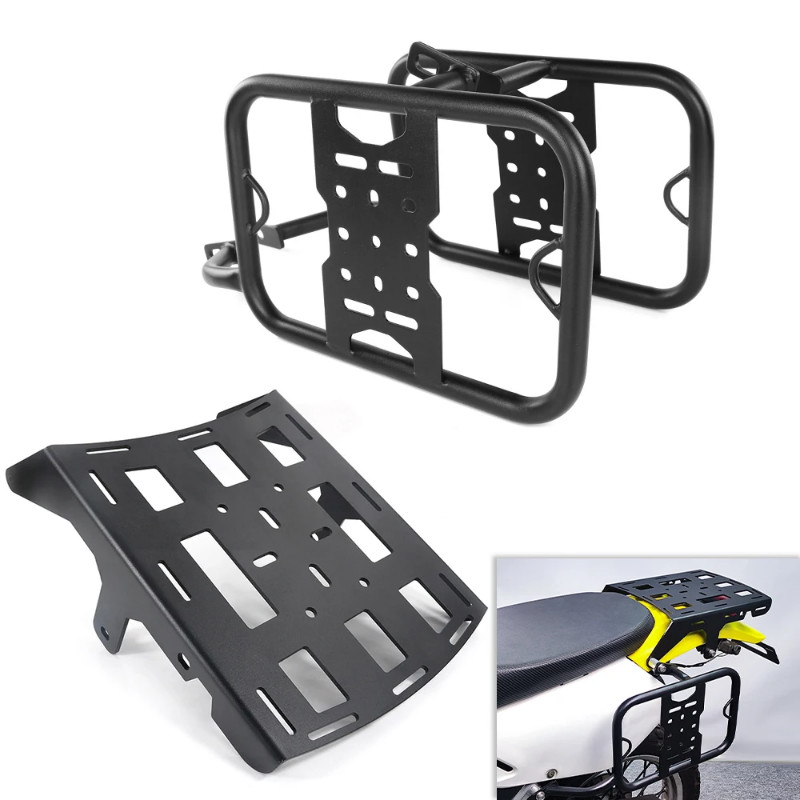 Motorcycle Side Carrier Panniers Rack Frame Top Box Case Saddlebag ...