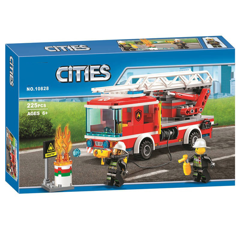 lego Building Block City Police Fire Protection Series 60107 Cloud ...