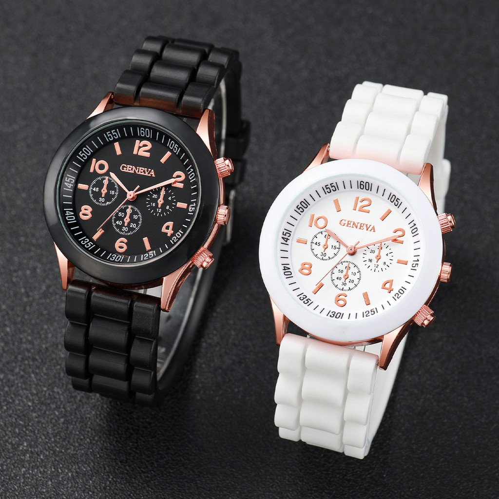 Fashion Couple Watches Silicone Strap Friendship Forever Love Alloy ...