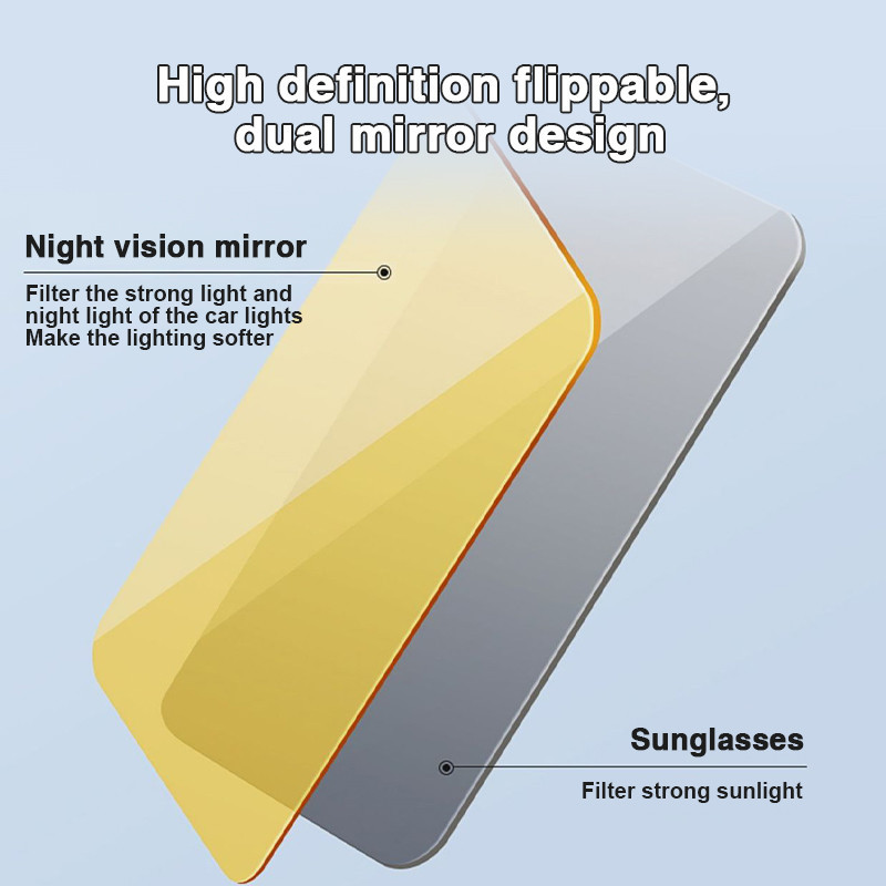 Safety Driving Car Sun Visor Adjustable HD Vision Day & Night Anti ...