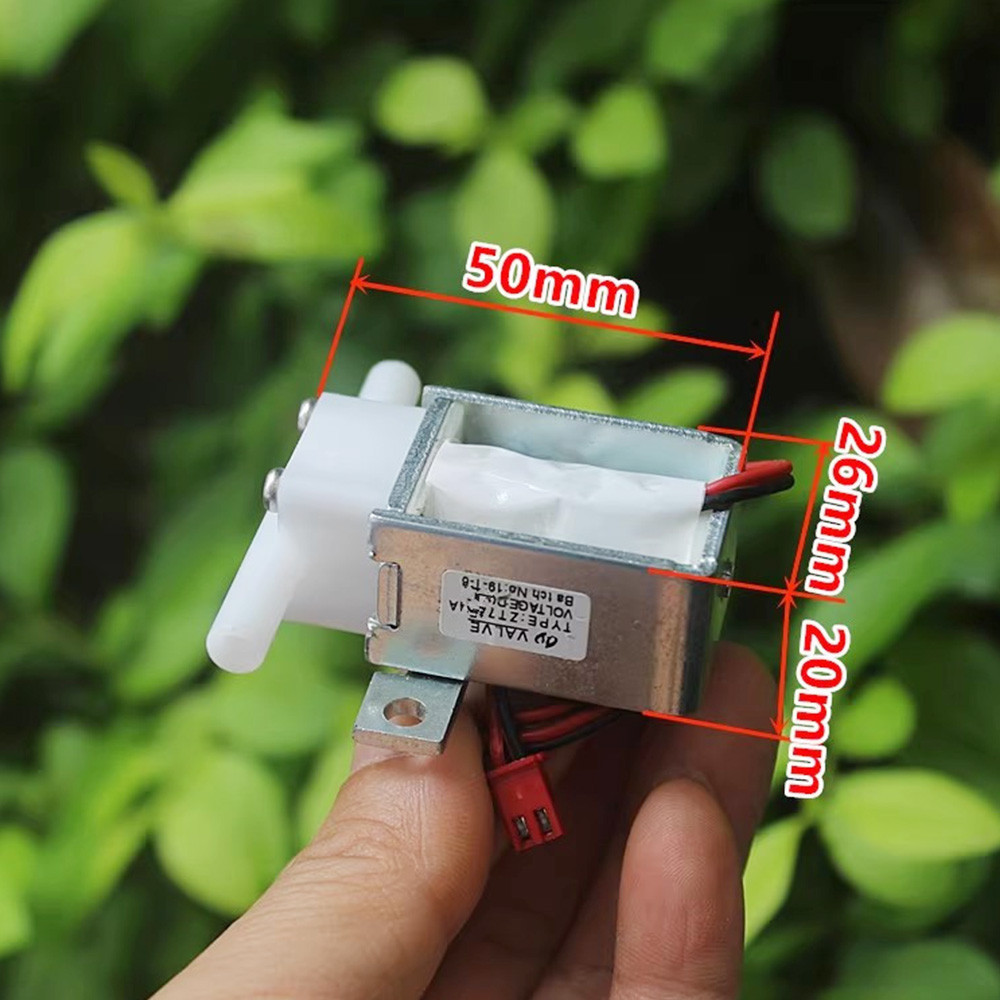 DC 24V Miniature Solenoid Valve Normally Closed N/C 1-position 2-way ...