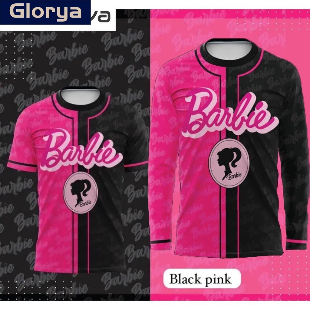 Glorya Ready Stock Barbie Doll Fashion Original Sale Long Sleeve T Shirt Short Sleeve baju Jersey Shopee Malaysia