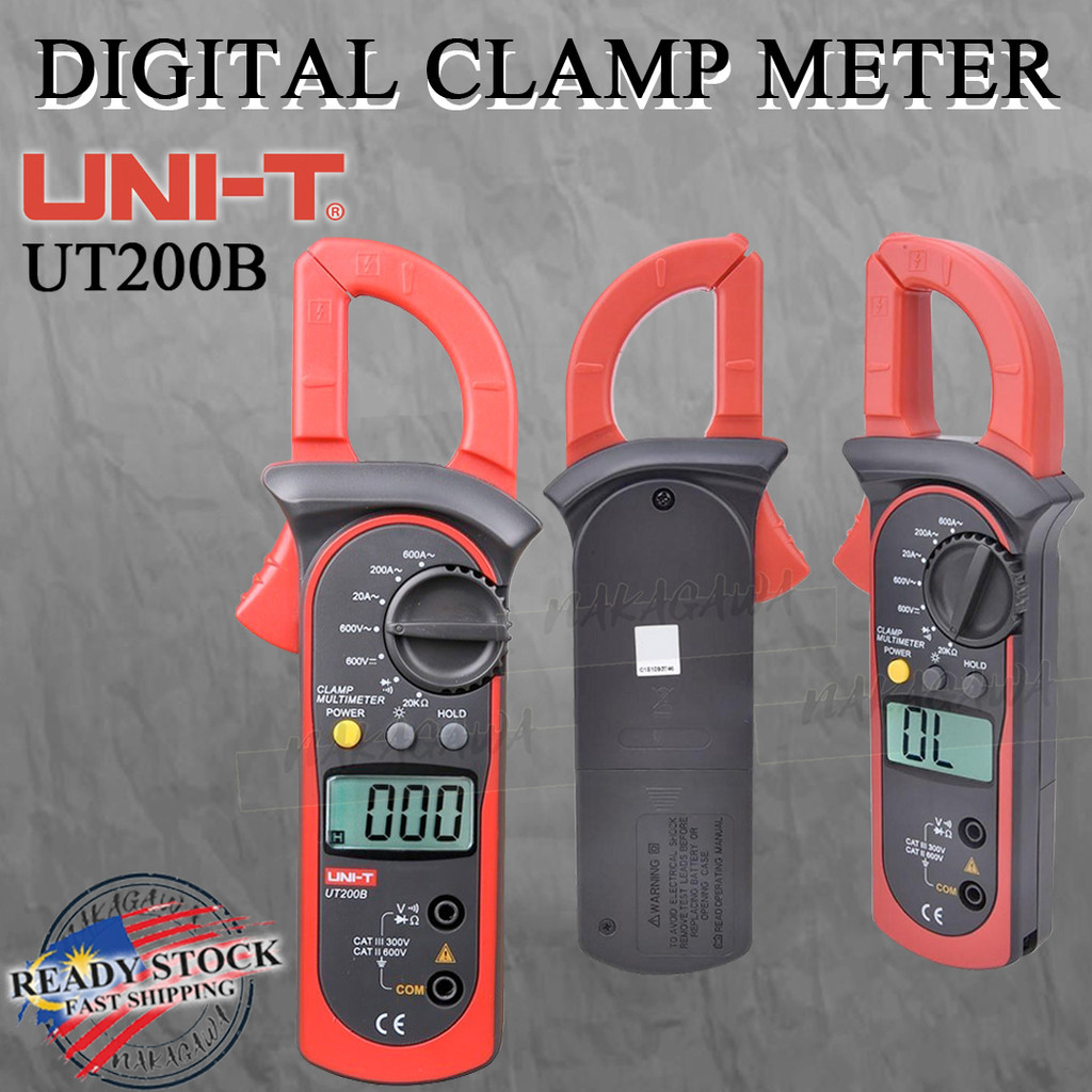 UNI -T UT200B DIGITAL CLAMP MULTI METER | Shopee Malaysia