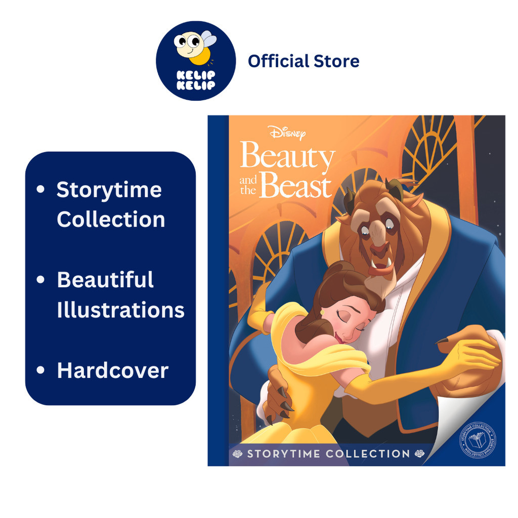 Beauty & the Beast Disney Storytime English Story Book Padded For ...