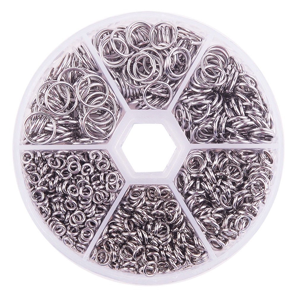 in stock Ready Stock 1 Box Stainless Steel Open Small Jump Rings for ...