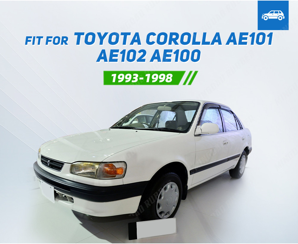 Front Rear Mud Flaps For Toyota Corolla AE101 AE102 AE100 1993 - 1998 ...