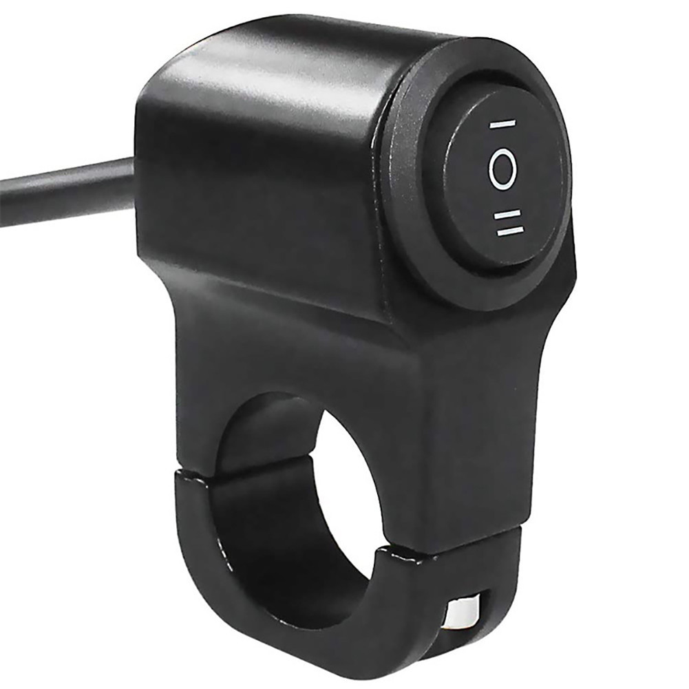 7/8in Motorcycle Handlebar Headlight ON/OFF Switch Light Button ...