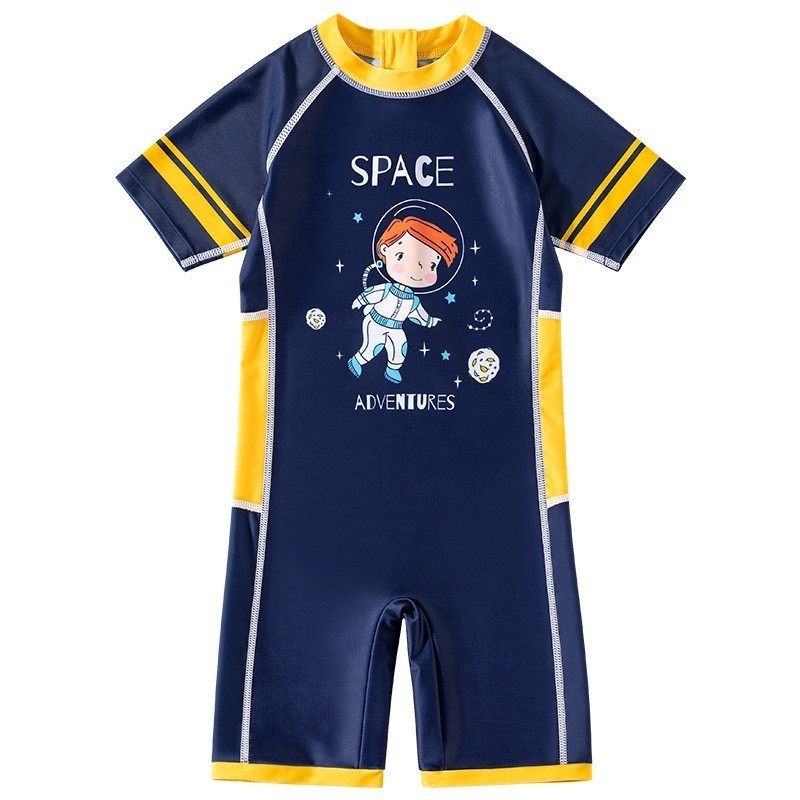 YUKE Boys'swimsuit New one piece swimsuit Student Hot Spring Quick ...