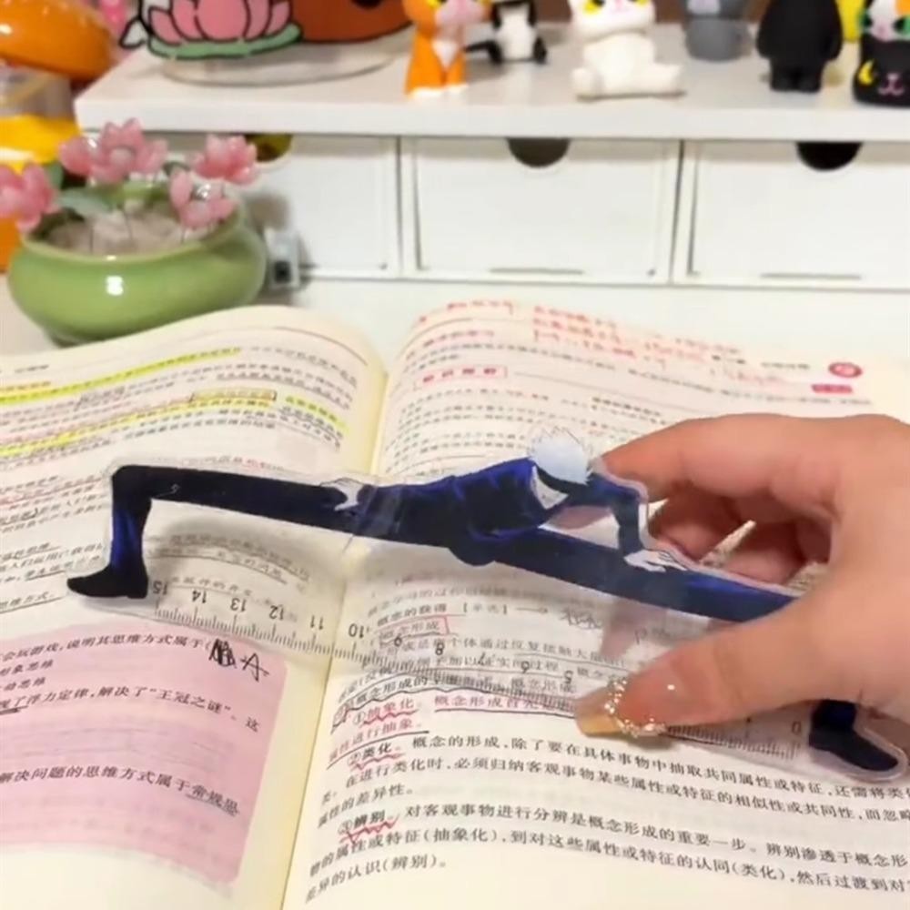 Cartoon Anime Jujutsu Kaisen Satoru Gojo super Long Leg Ruler Student ...